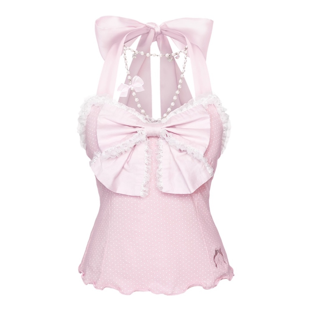 SOLD Shushucherry dolly polka dot princess top